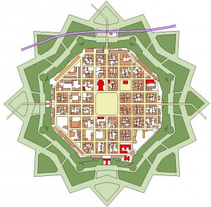 Neuf_Brisach Plan de Neuf-Brisach (Neu Breisach)