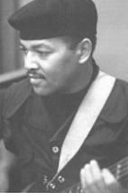 Jamerson wearing a "black panther style" hat. Probably in the late 60 or the beginning of the 70s.