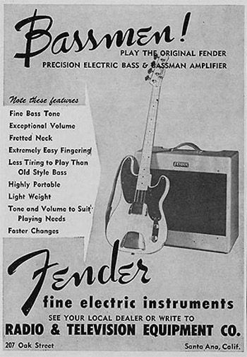 Publicité Fender (1952)